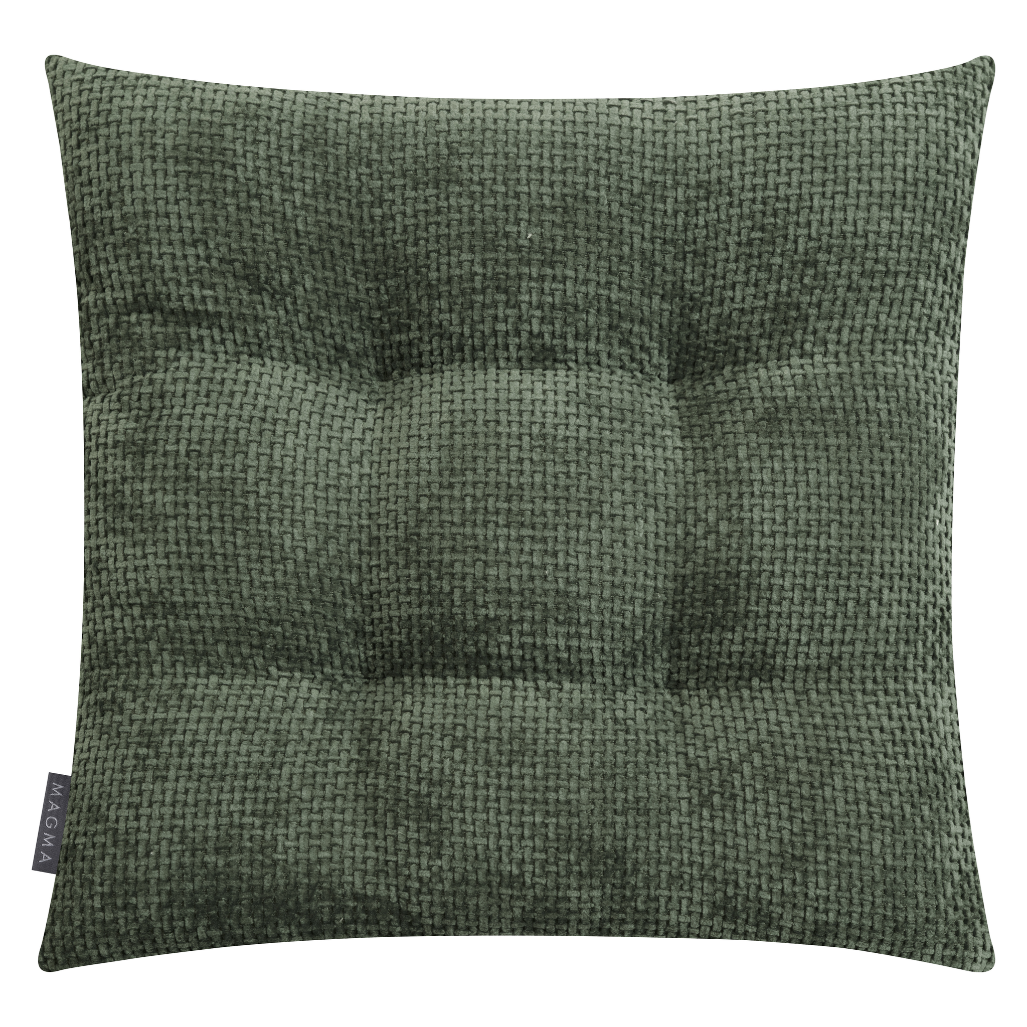 Coussin de chaise Arlo 35x35 vert foncé