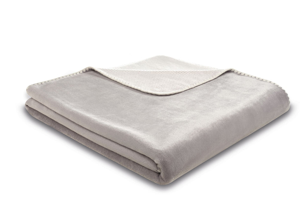Couverture douce et moelleuse - gris douillet