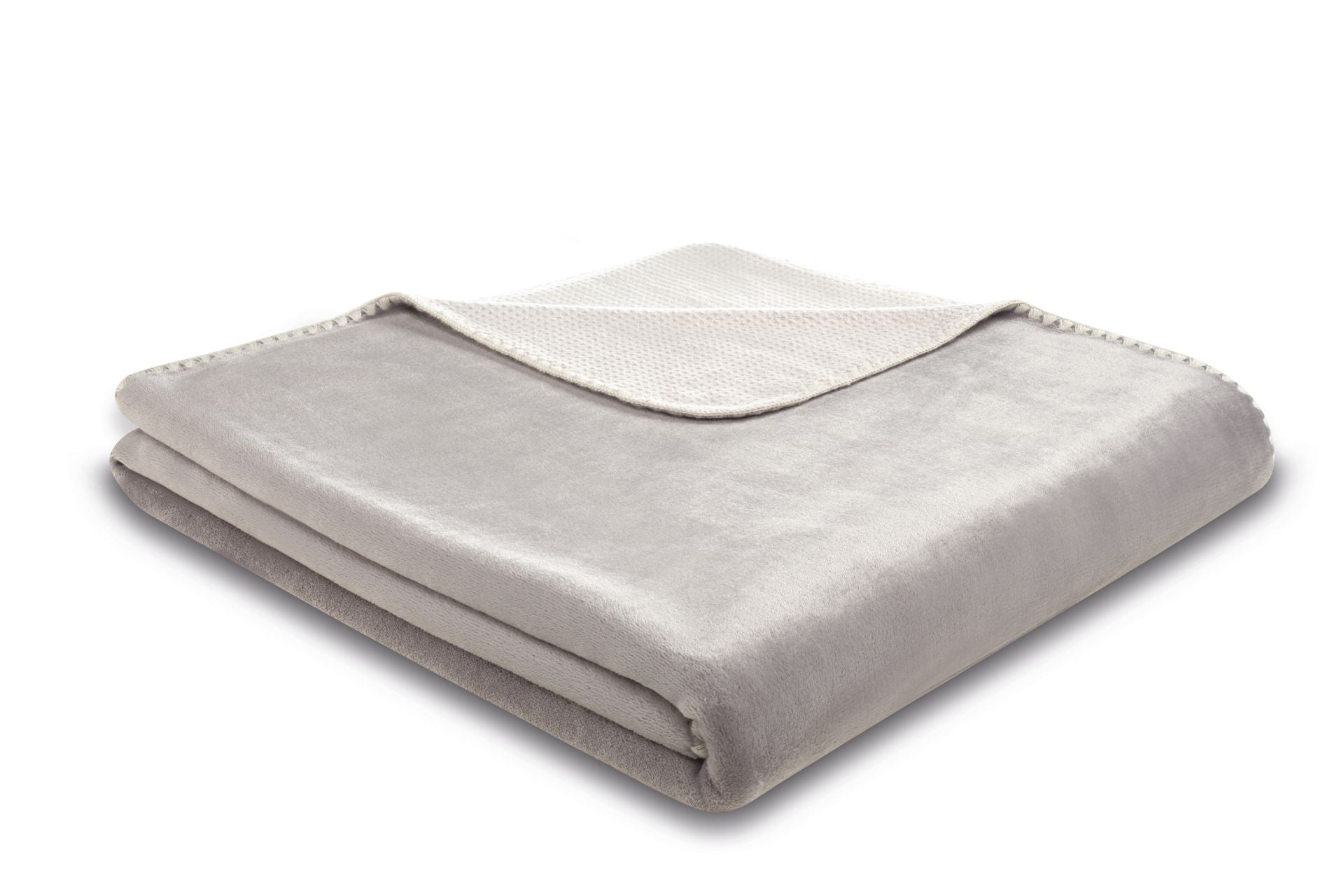 Couverture douce et moelleuse - gris douillet