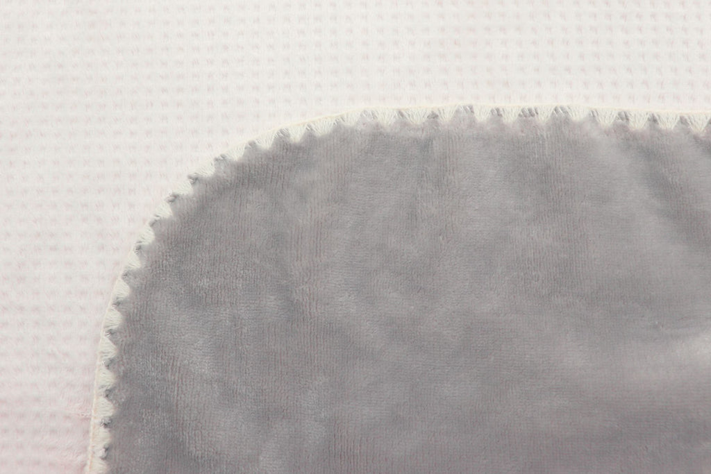 Couverture douce et moelleuse - gris douillet