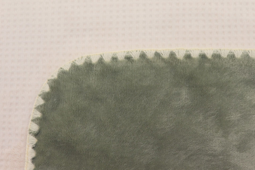 Couverture douce et moelleuse verte - confortable