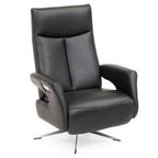 Relaxsessel in Leder motorisch verstellbar