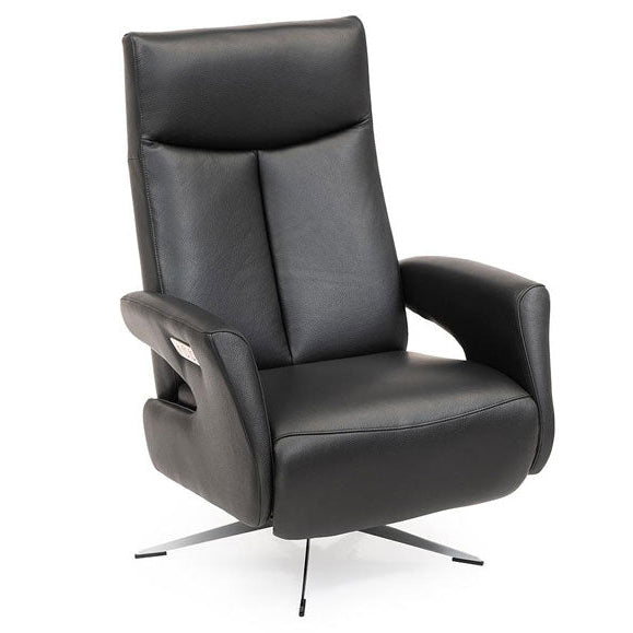 Relaxsessel in Leder motorisch verstellbar