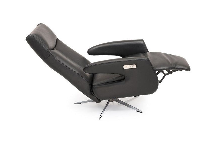 Relaxsessel in Leder motorisch verstellbar