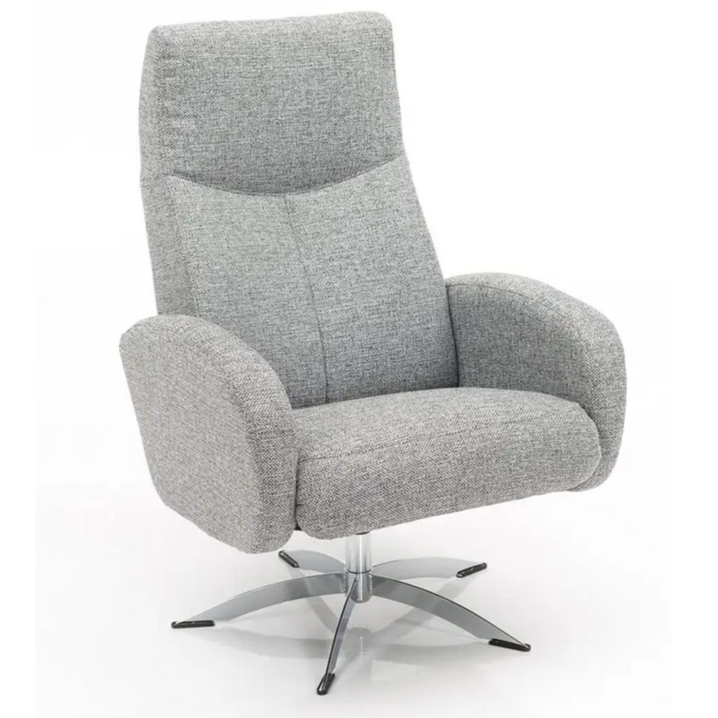 Fauteuil relaxant Harlem gris clair