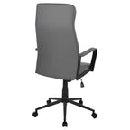 Moderner Bürostuhl Conrad in Anthrazit von DuoCollection - ergonomischer Chefsessel mit Armlehnen und Rollen