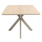 Esstisch LIVIA 180cm - modernes Design mit Holzplatte und Metallfuß
