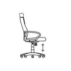 Duocollection Chefsessel Regensburg schwarz - ergonomischer Bürostuhl mit Höhenverstellung und Rollen