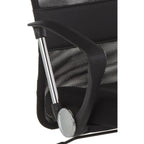 Duocollection Chefsessel Regensburg schwarz - ergonomischer Bürostuhl mit Netzrücken und Armlehnen