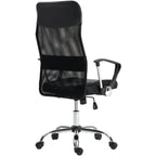 Duocollection Chefsessel Regensburg schwarz - ergonomischer Bürostuhl mit Netzrücken und Rollen