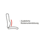 Duocollection Chefsessel Regensburg schwarz mit zusätzlicher Rückenunterstützung - ergonomischer Bürostuhl