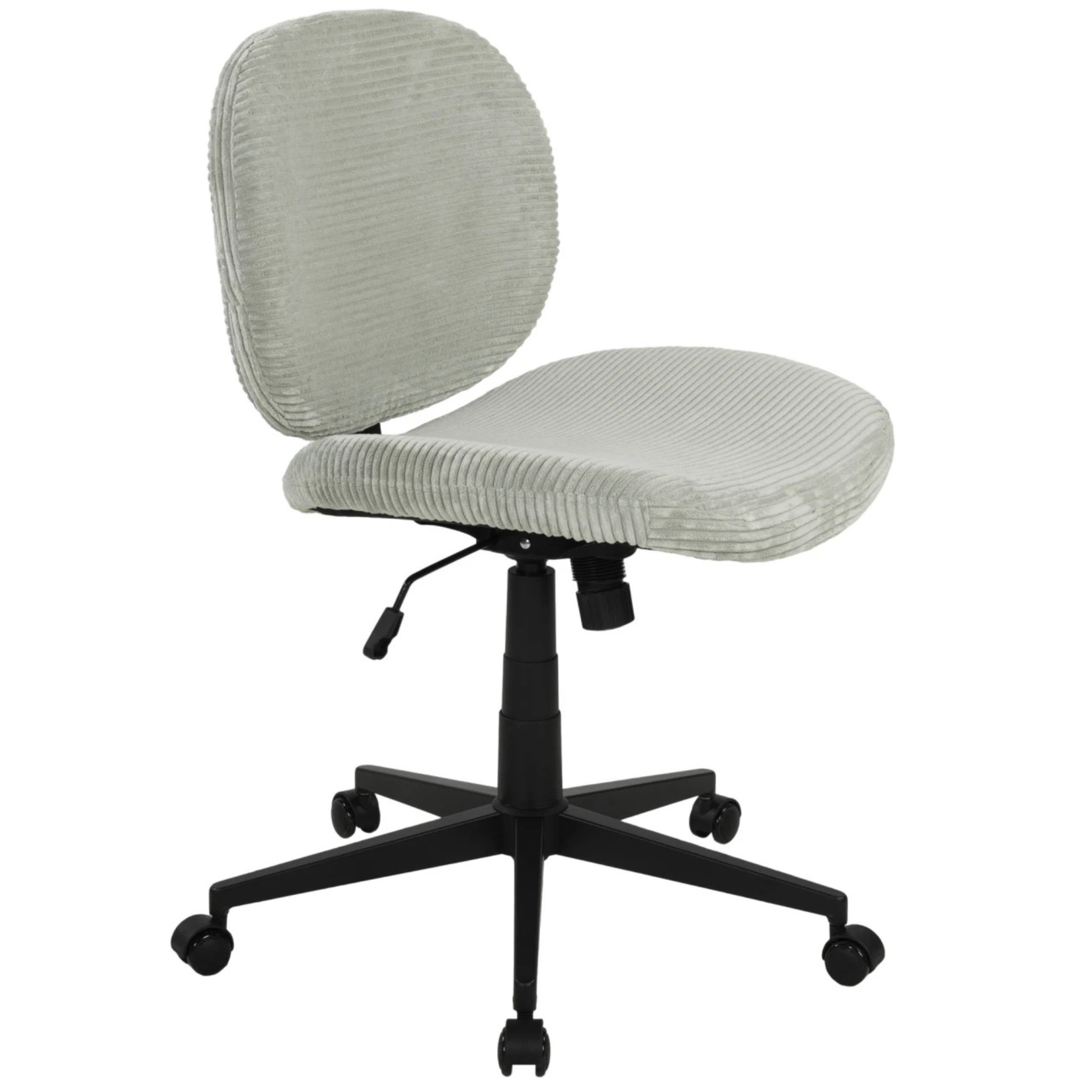 Bürodrehstuhl in Cordbezug mint