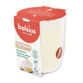 Bolsius True Scents Duftkerze im Glas, Vanille-Duft, cremeweiß, bis 25 Stunden Brenndauer, pflanzliches Wachs