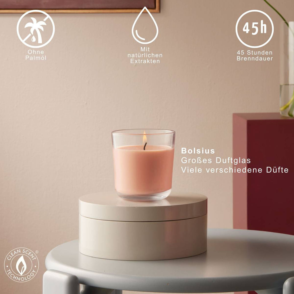 Pot en verre parfumé rempli à 97/85 de True Scents Vanille