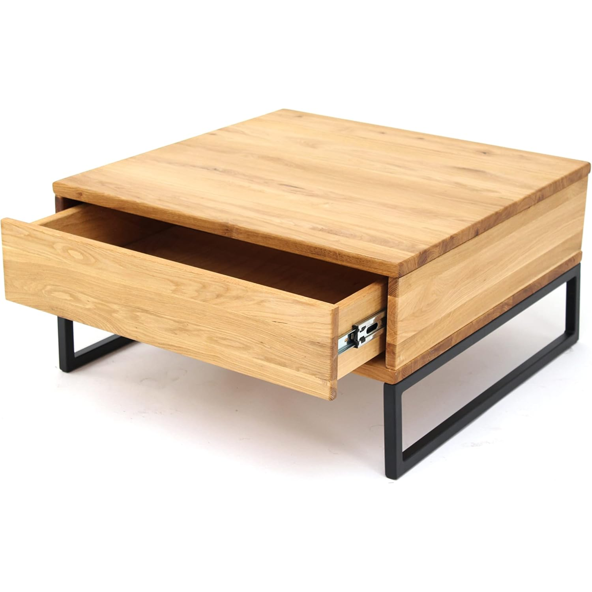 Table basse de haute qualité en bois de chêne massif