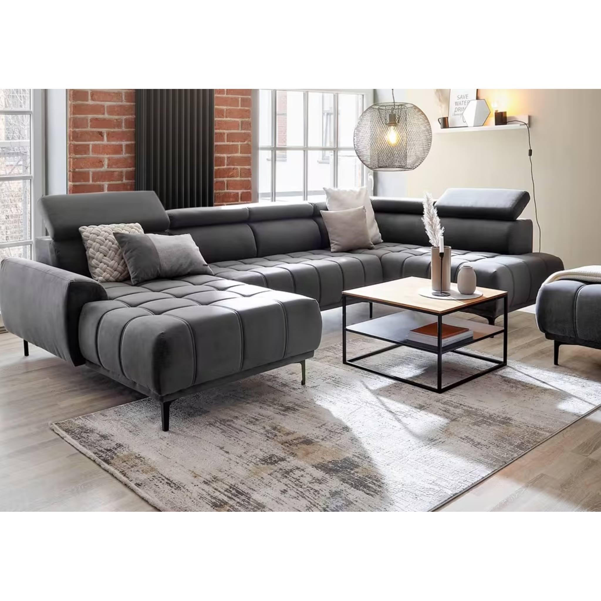 Table basse de style industriel