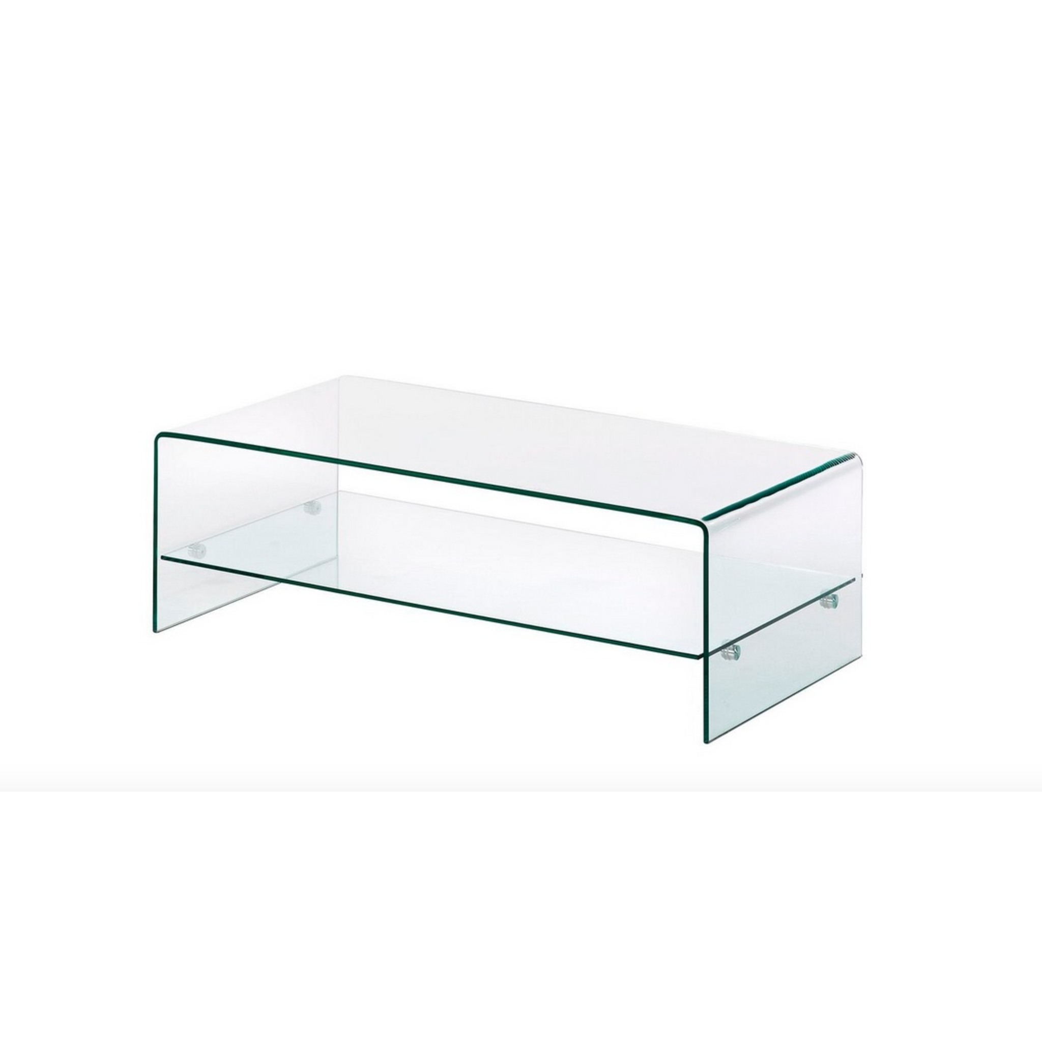 Table basse élégante en verre