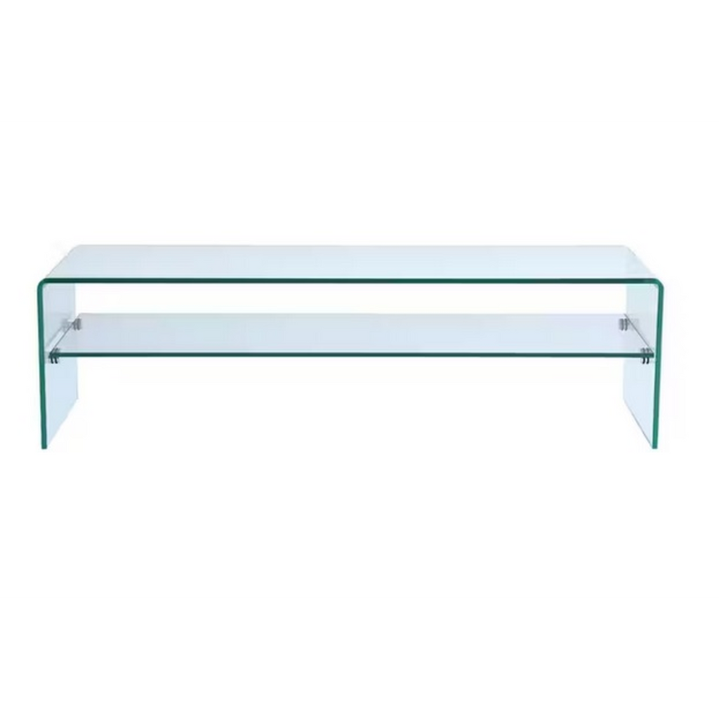 Meuble TV simple en verre