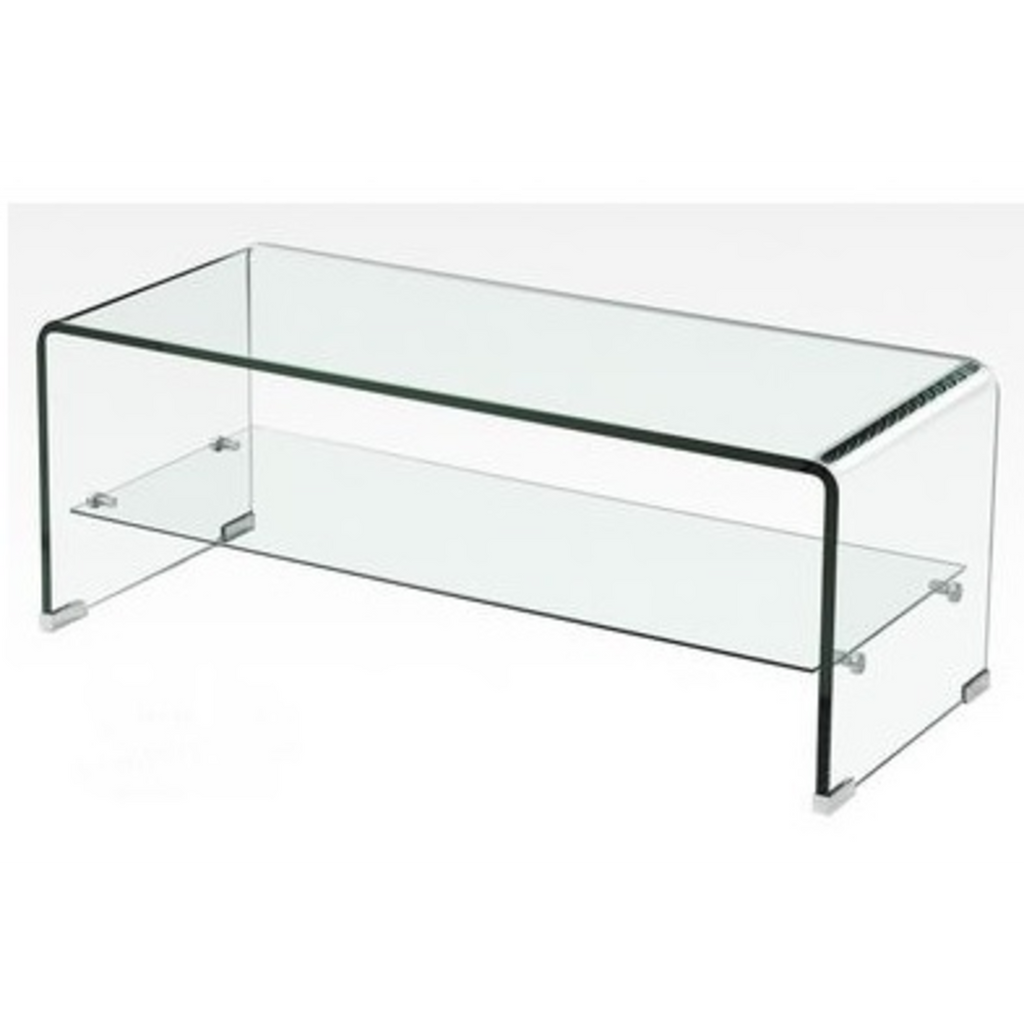 Meuble TV simple en verre