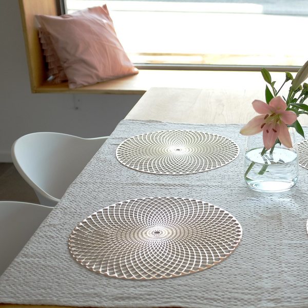 Set de table Mandala Gold – design élégant