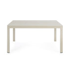 Bizzotto Auszugstisch Kiplin in Beige/Greige – moderner Gartentisch aus Aluminium, erweiterbar