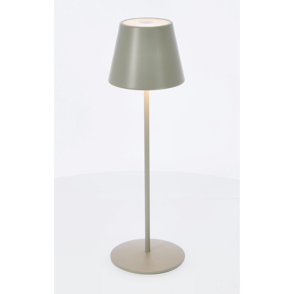 Lampe de table LED Etna vert sauge