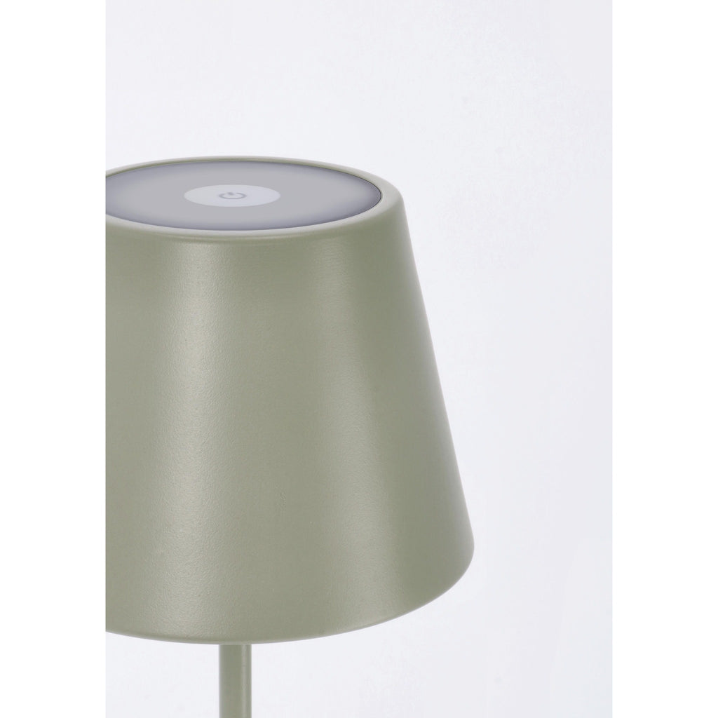 Lampe de table LED Etna vert sauge