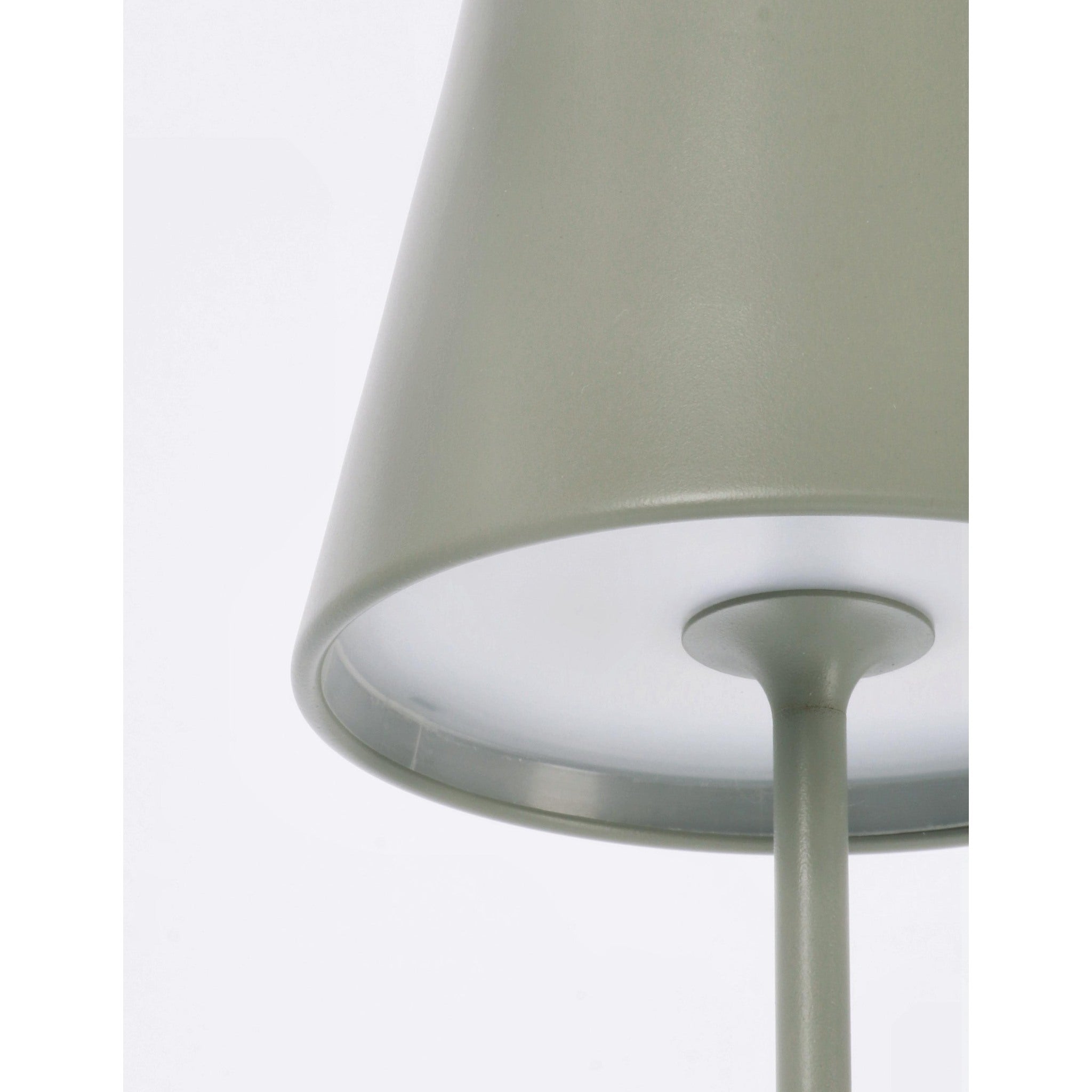 Lampe de table LED Etna vert sauge