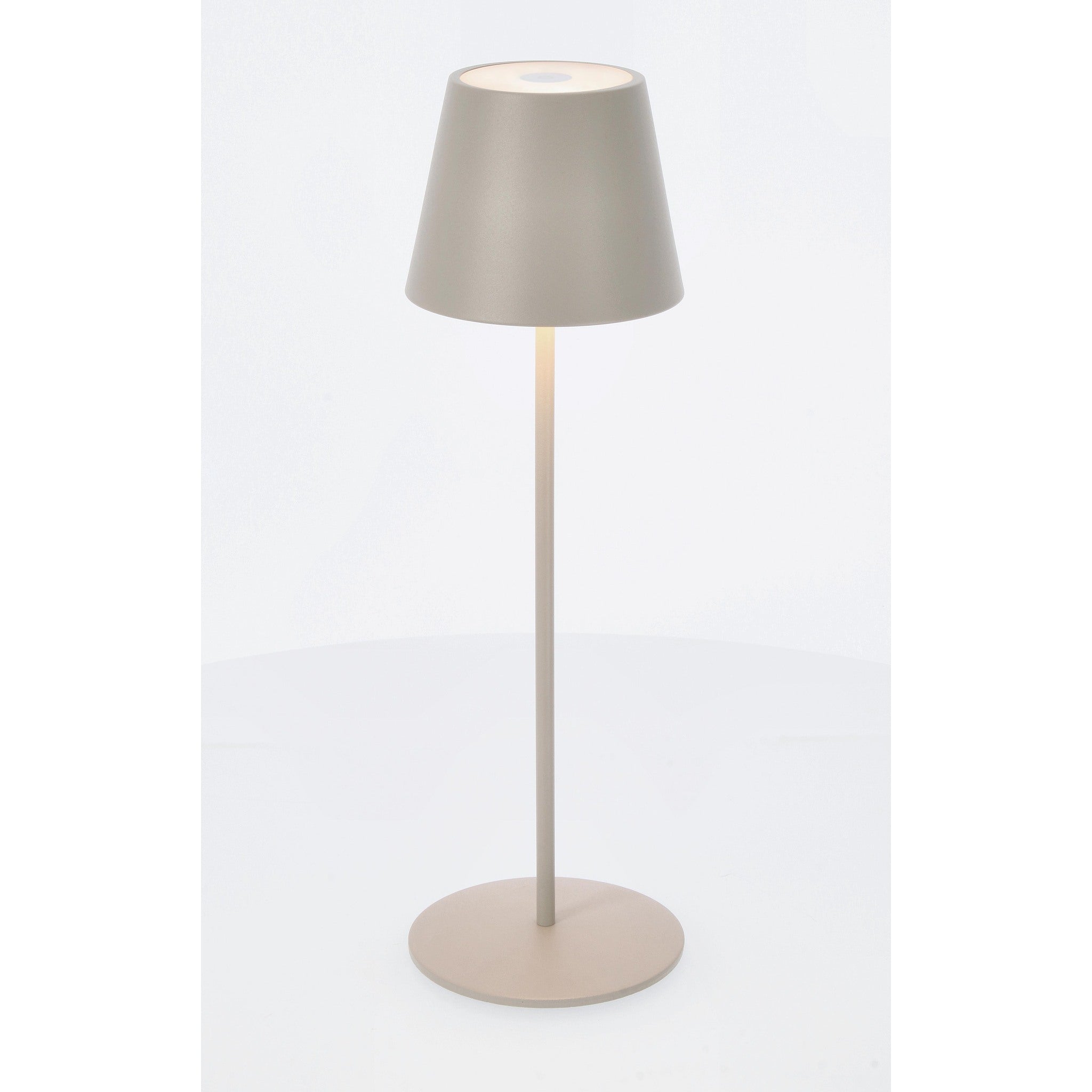 Lampe de table LED Etna taupe