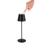 Bizzotto LED Tischlampe Etna in Schwarz mit Touch-Funktion – schlank, kabellos, modern