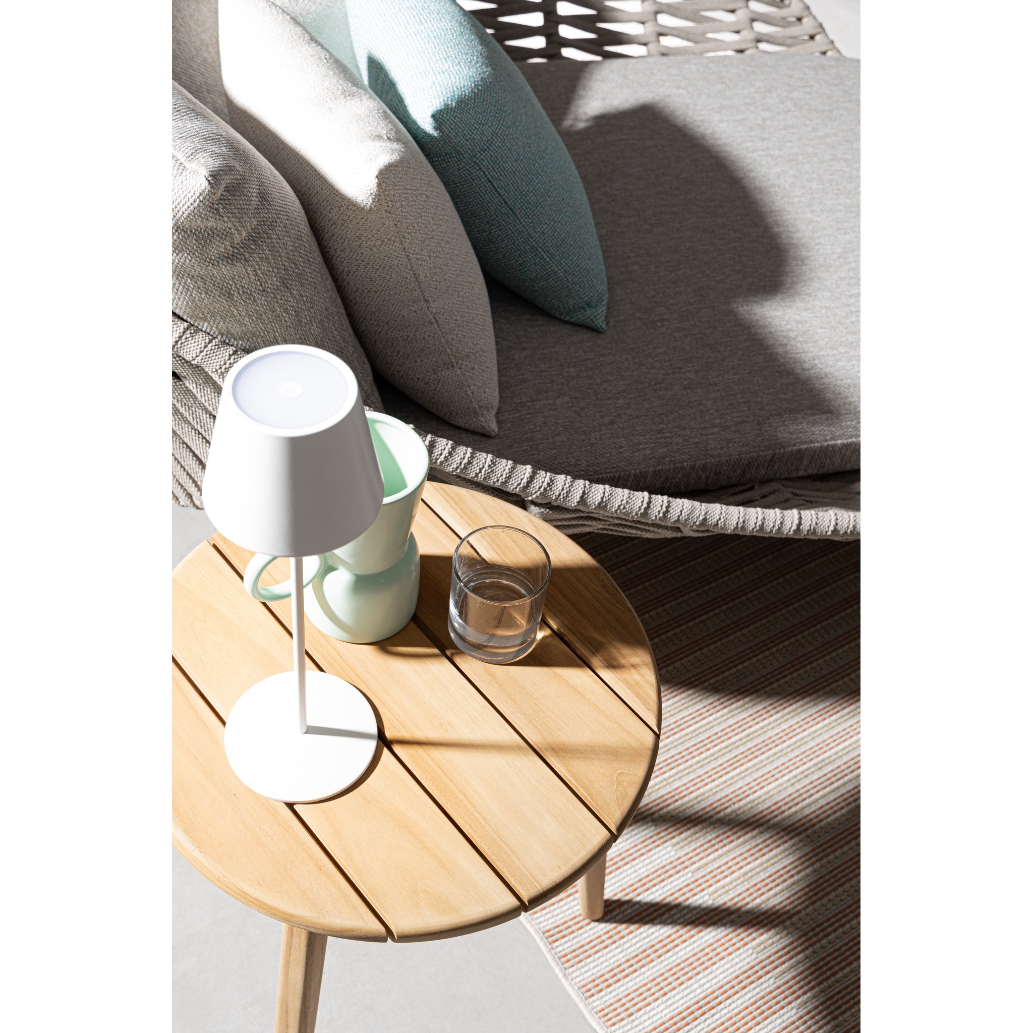 Lampe de table LED blanche Etna