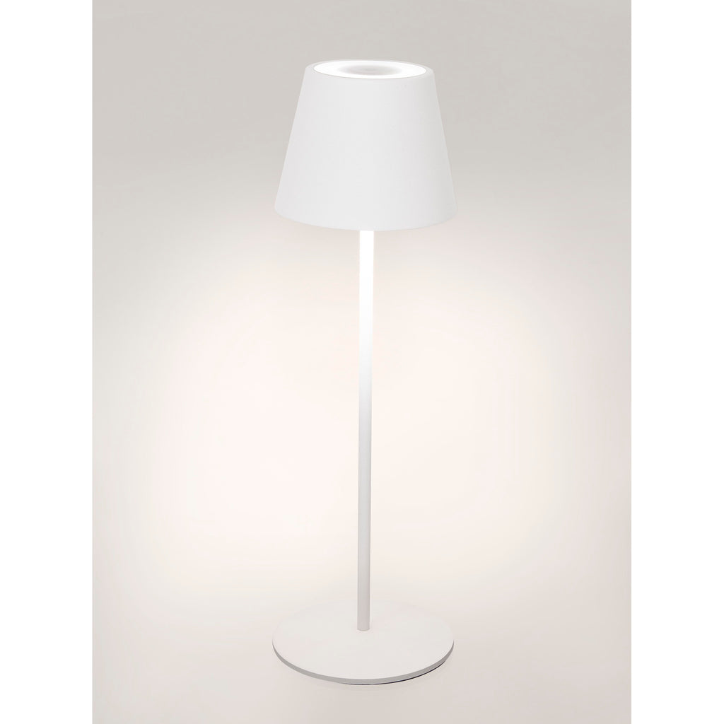 Lampe de table LED blanche Etna