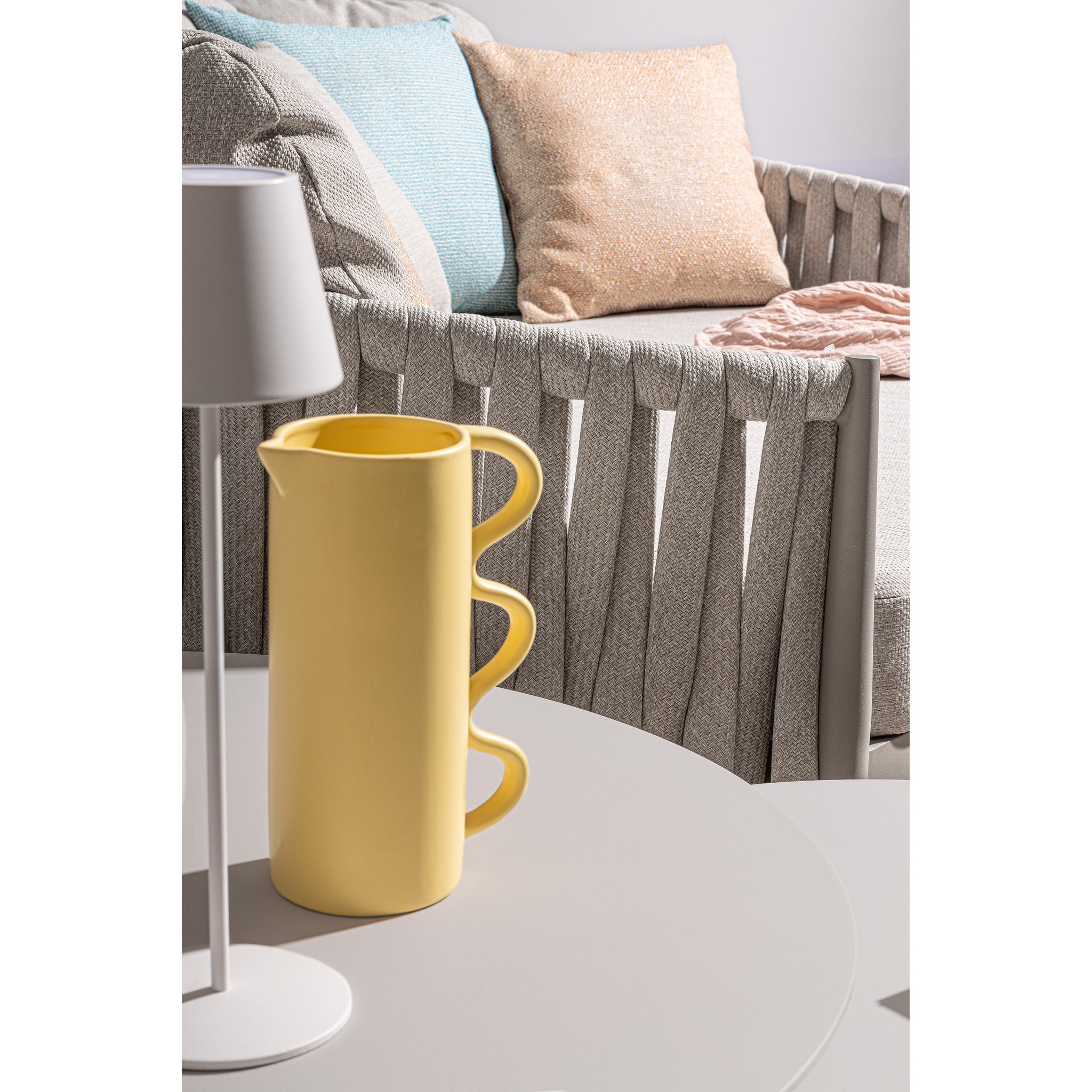 Lampe de table LED blanche Etna