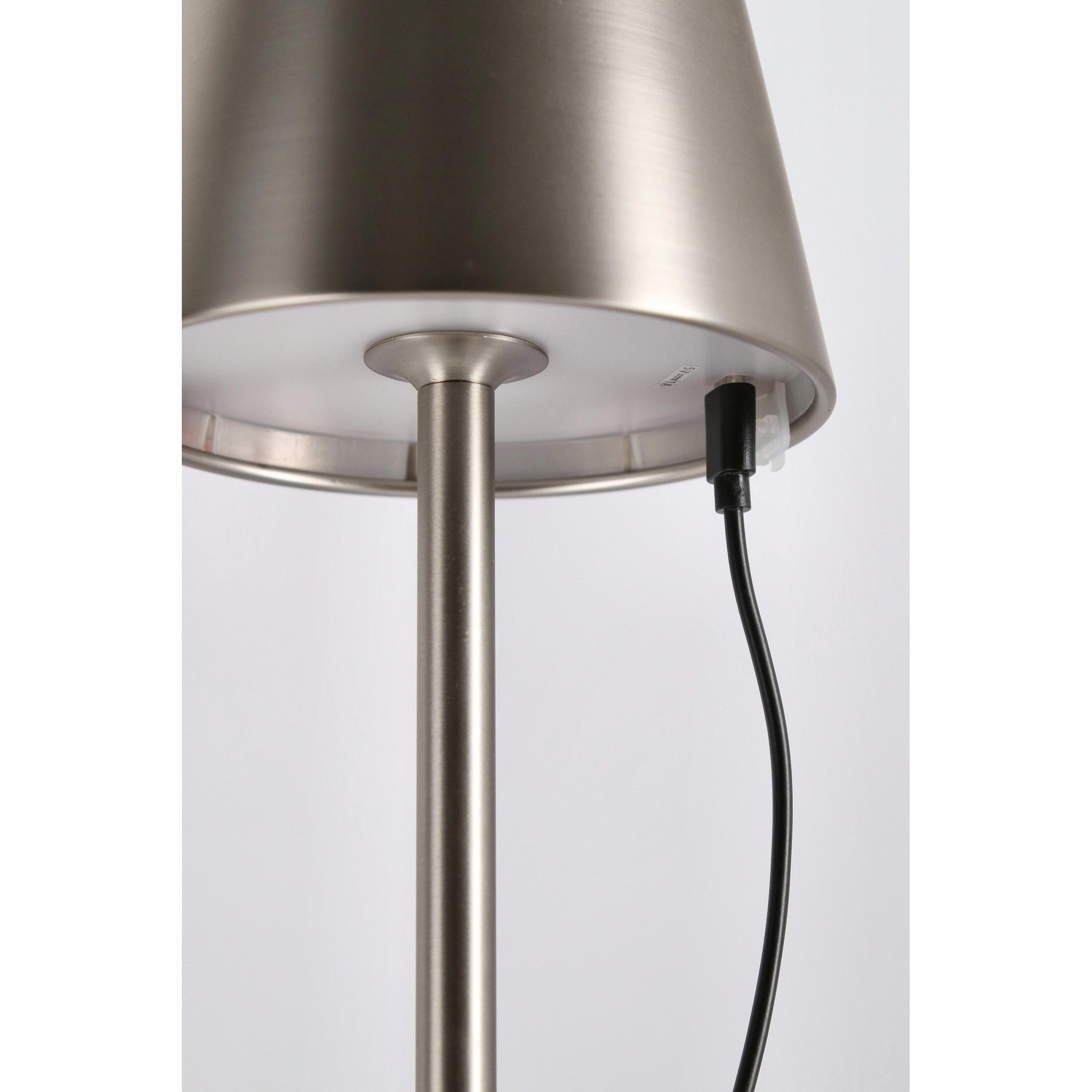 Lampe de table LED Etna, argent
