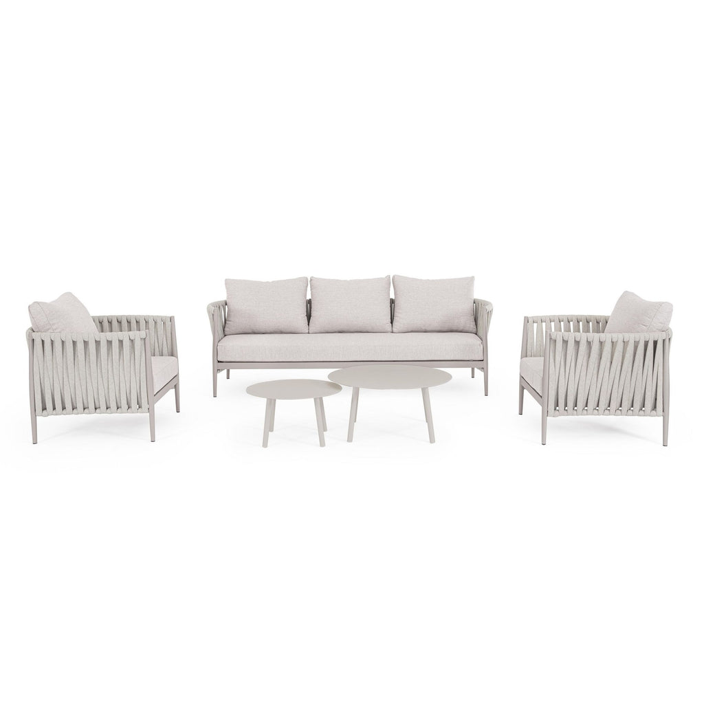 Ensemble table et chaises d'extérieur 2 pièces Aminta