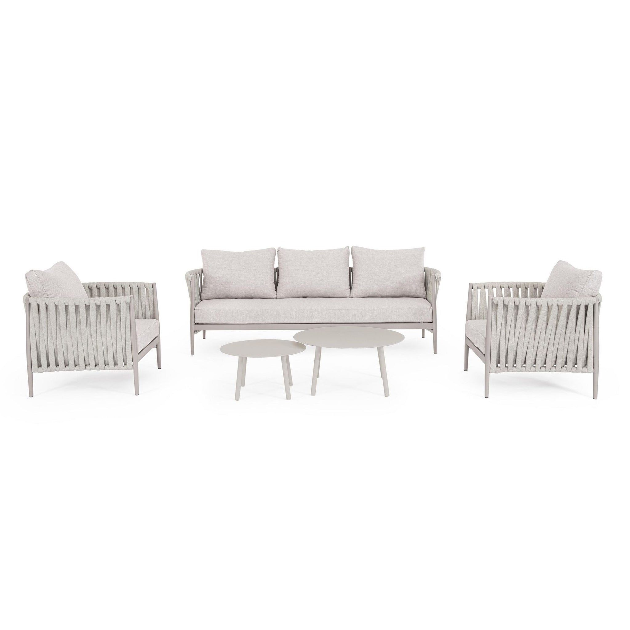 Ensemble table et chaises d'extérieur 2 pièces Aminta