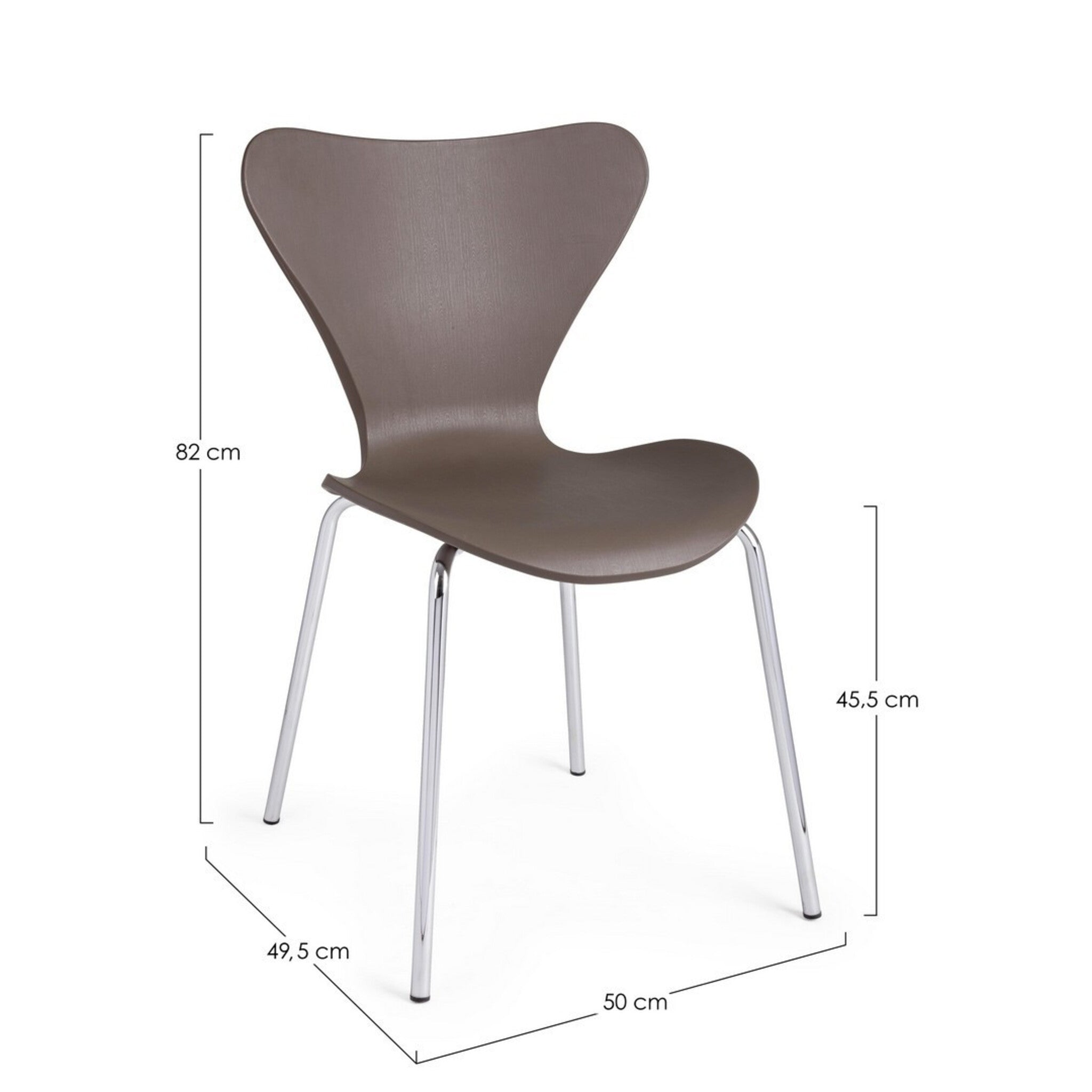 Chaise Tessa, marron camel