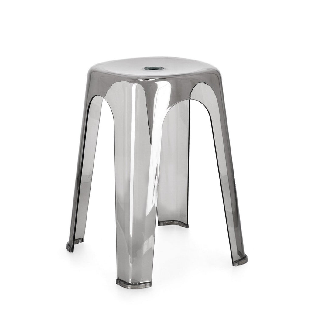 Tabouret Sonny, gris transparent