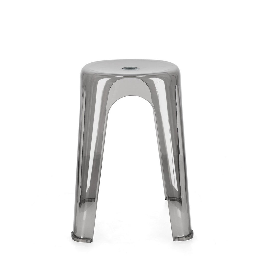 Tabouret Sonny, gris transparent