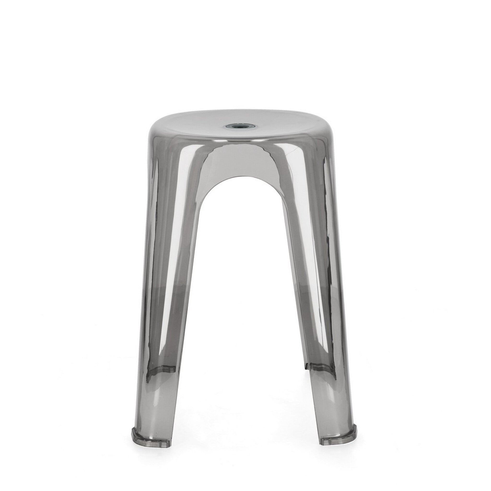 Tabouret Sonny, gris transparent