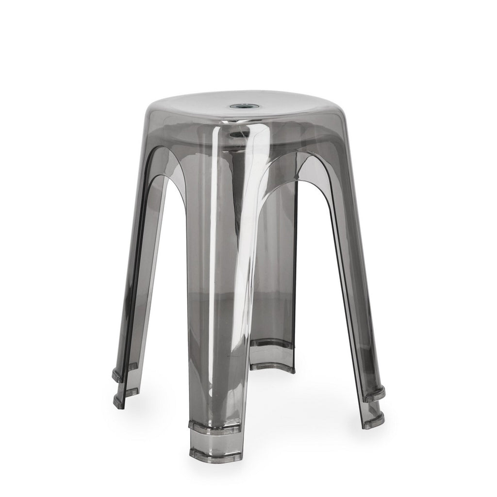 Tabouret Sonny, gris transparent