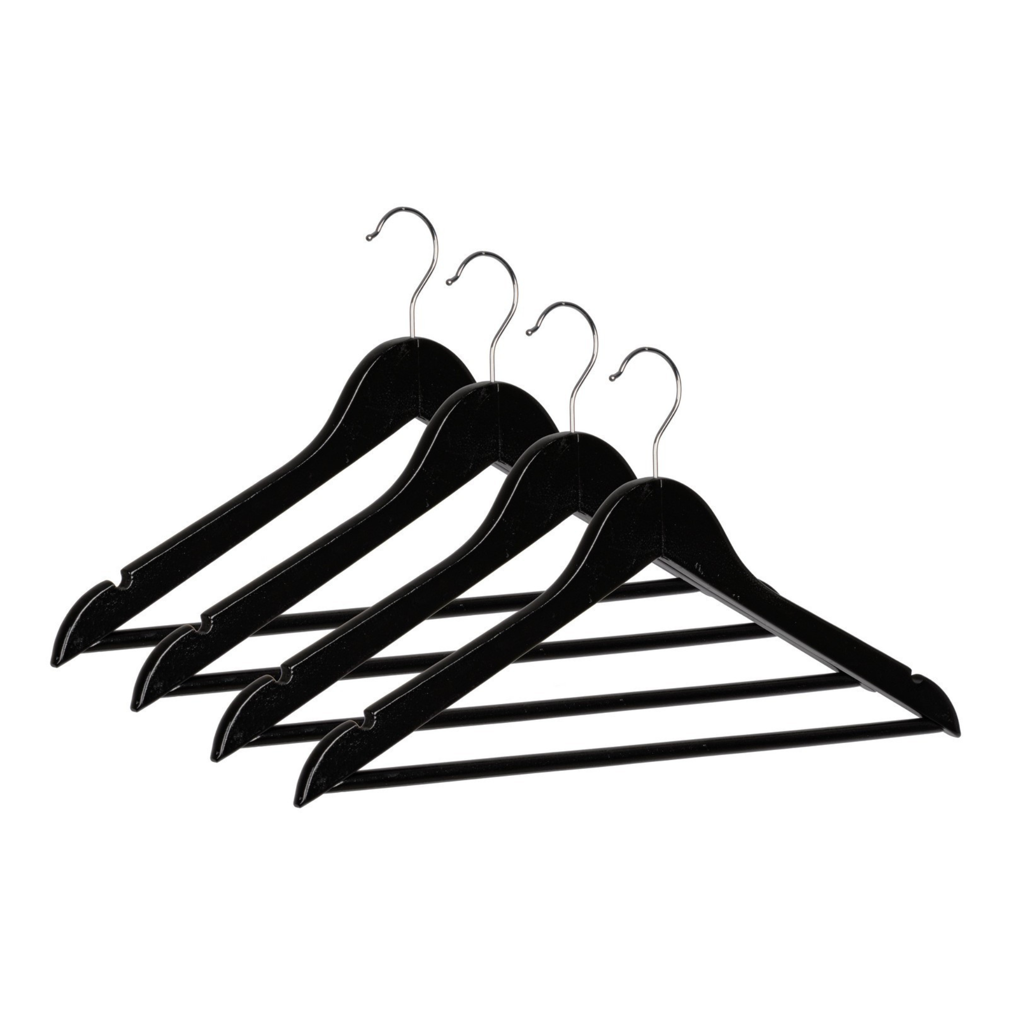 Ensemble de cintres noirs