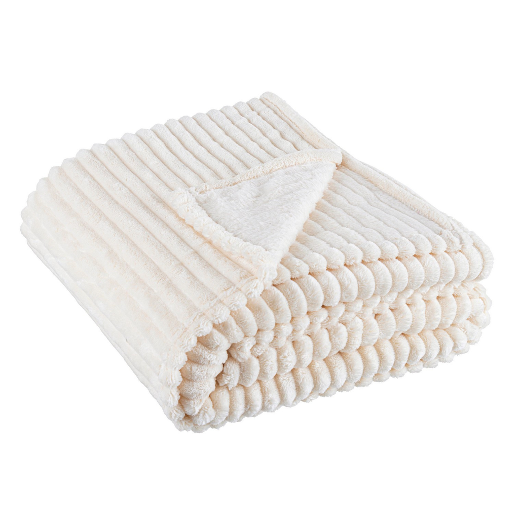 Plaid Rachele ivoire