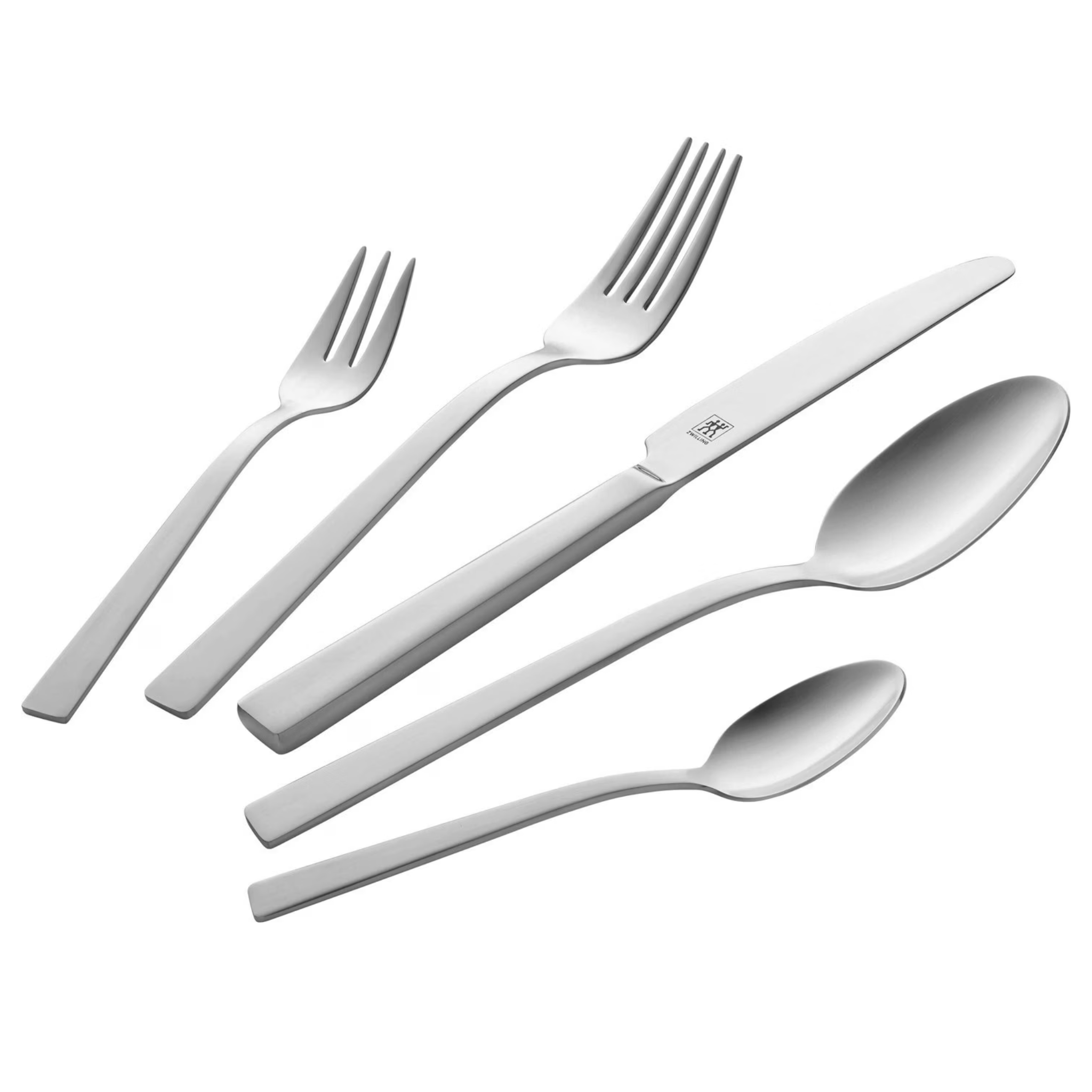 Ensemble de couverts King 60 pièces, acier inoxydable, finition mate