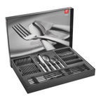 Zwilling King Besteckset 60-teilig in edler schwarzer Geschenkbox mit Edelstahl-Besteck