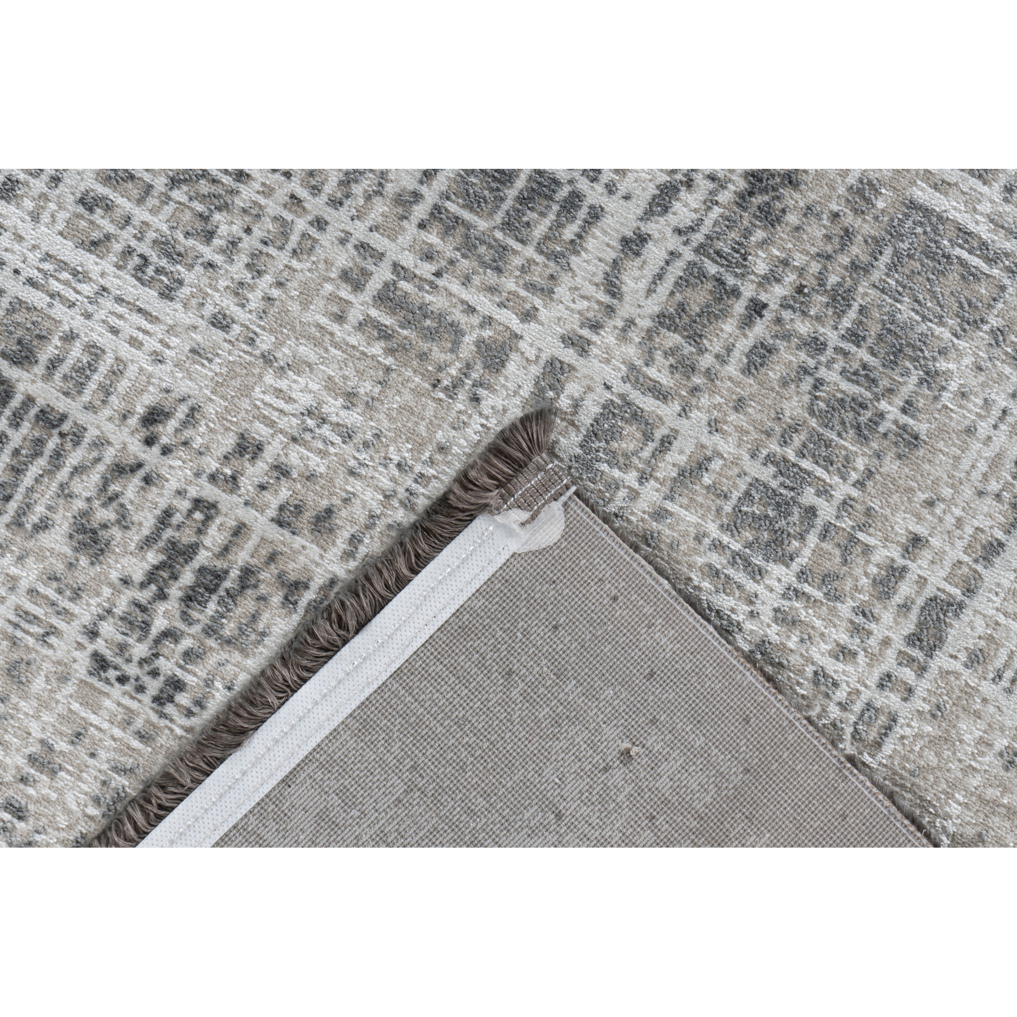 Tapis argenté Eyesee de Pierre Cardin