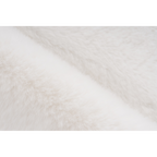 Nahaufnahme weicher weisser Hochflor-Teppich Lalee Heaven, flauschige Textur, gemütliche Wohnraumatmosphäre