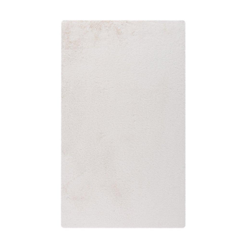 Tapis de bain blanc paradisiaque