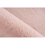 Lalee Heaven Teppich in zartem Rosa mit weichem Hochflor – Detailaufnahme der flauschigen Textur
