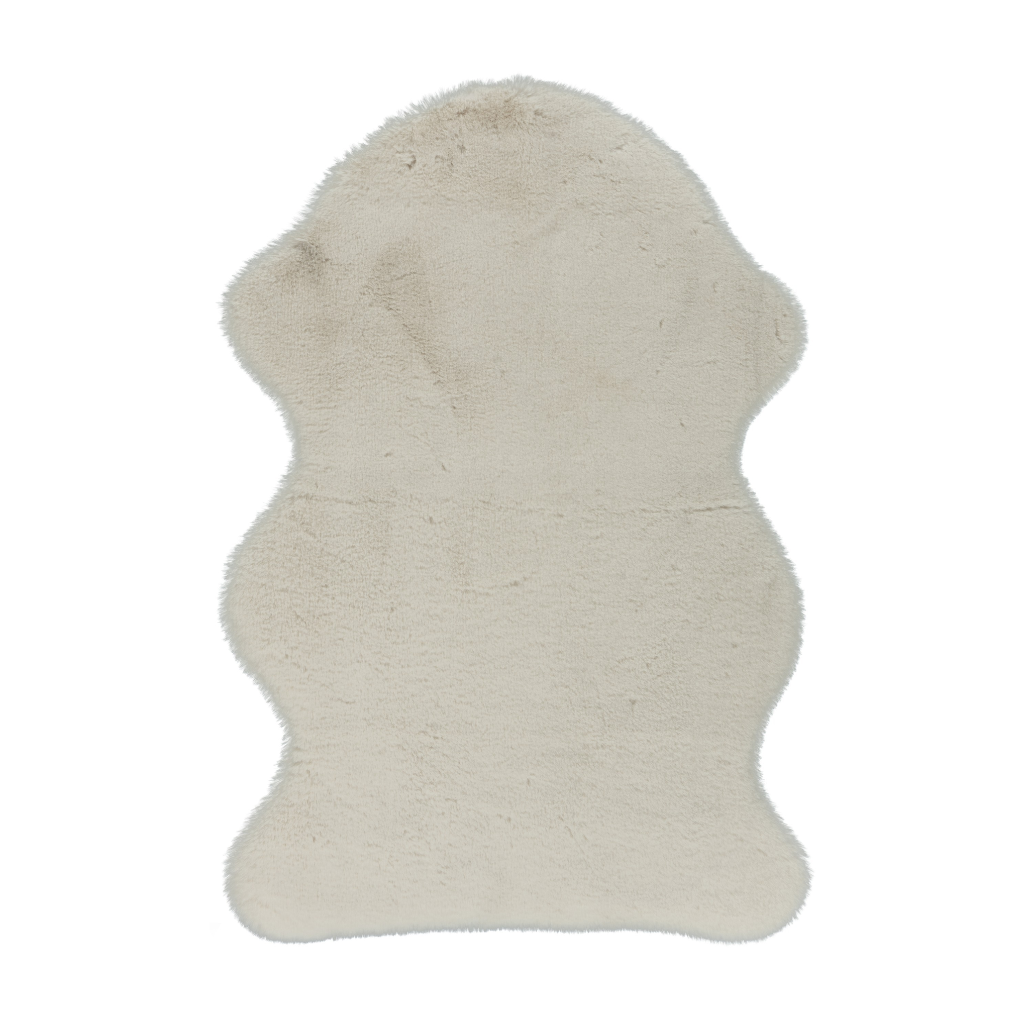 Fausse fourrure ivoire confortable